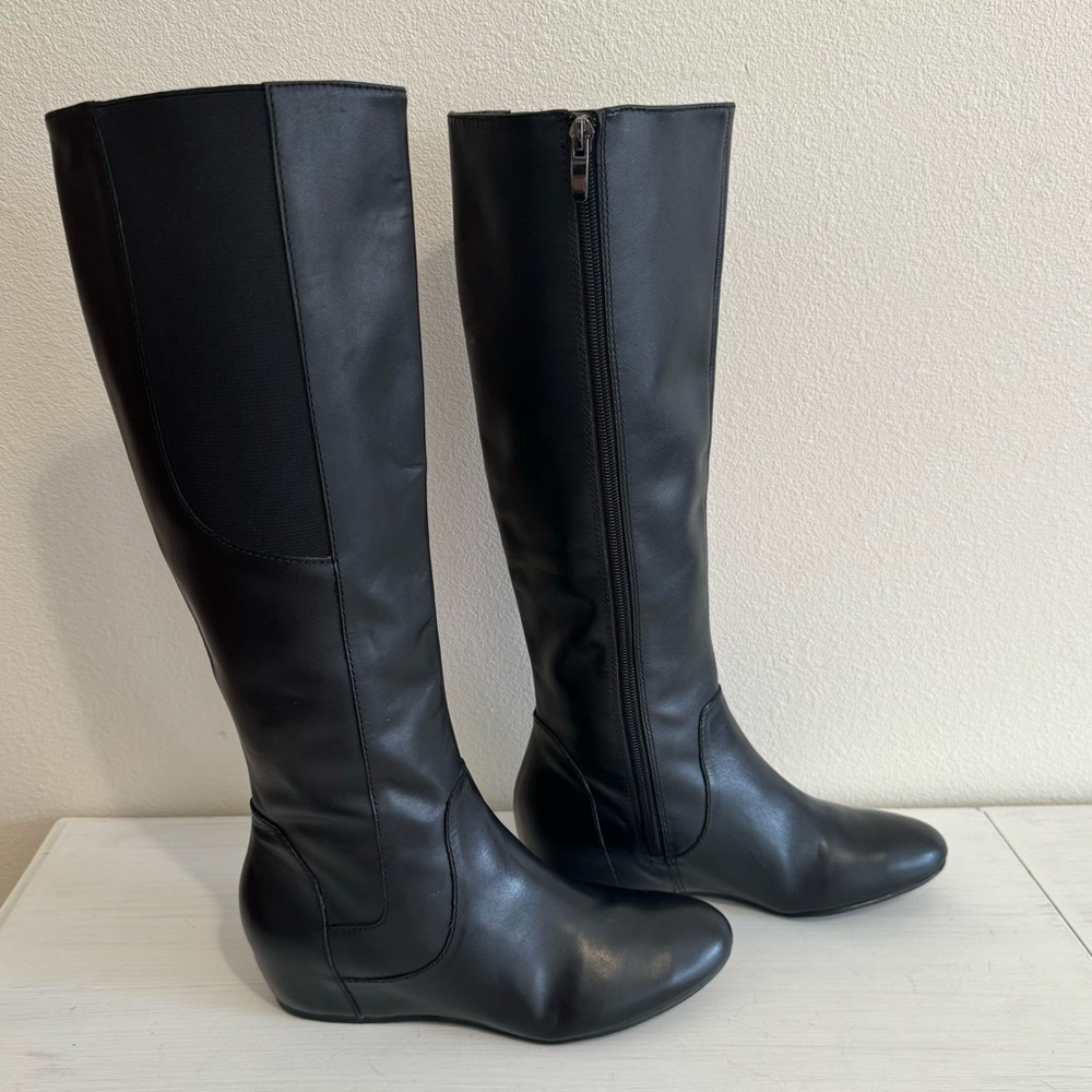 Enzo Angiolini Leather Boots Size 6.5 Medium